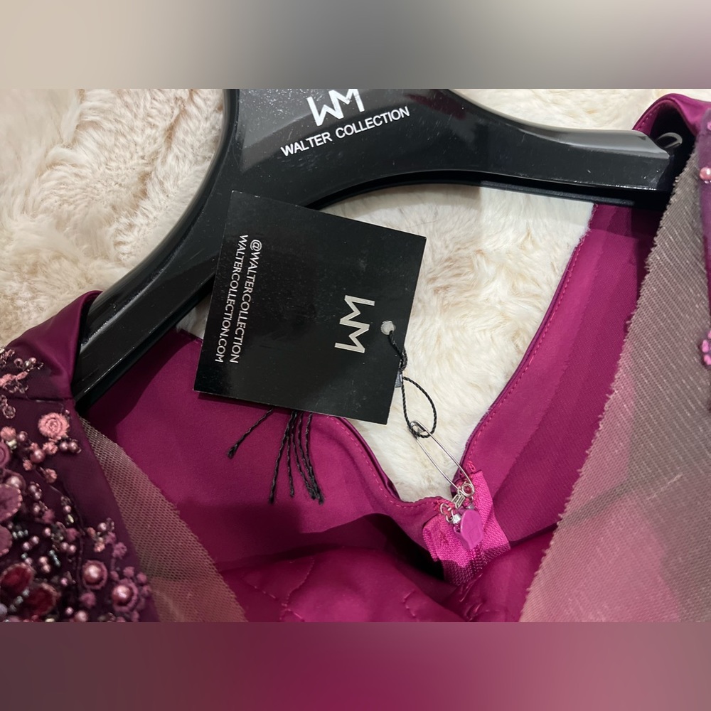 Walter Collection by Walter Mendez Custom Beaded Gown - Picture 12 of 17